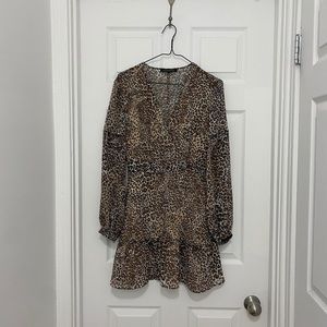 Cheetah print dress SMALL